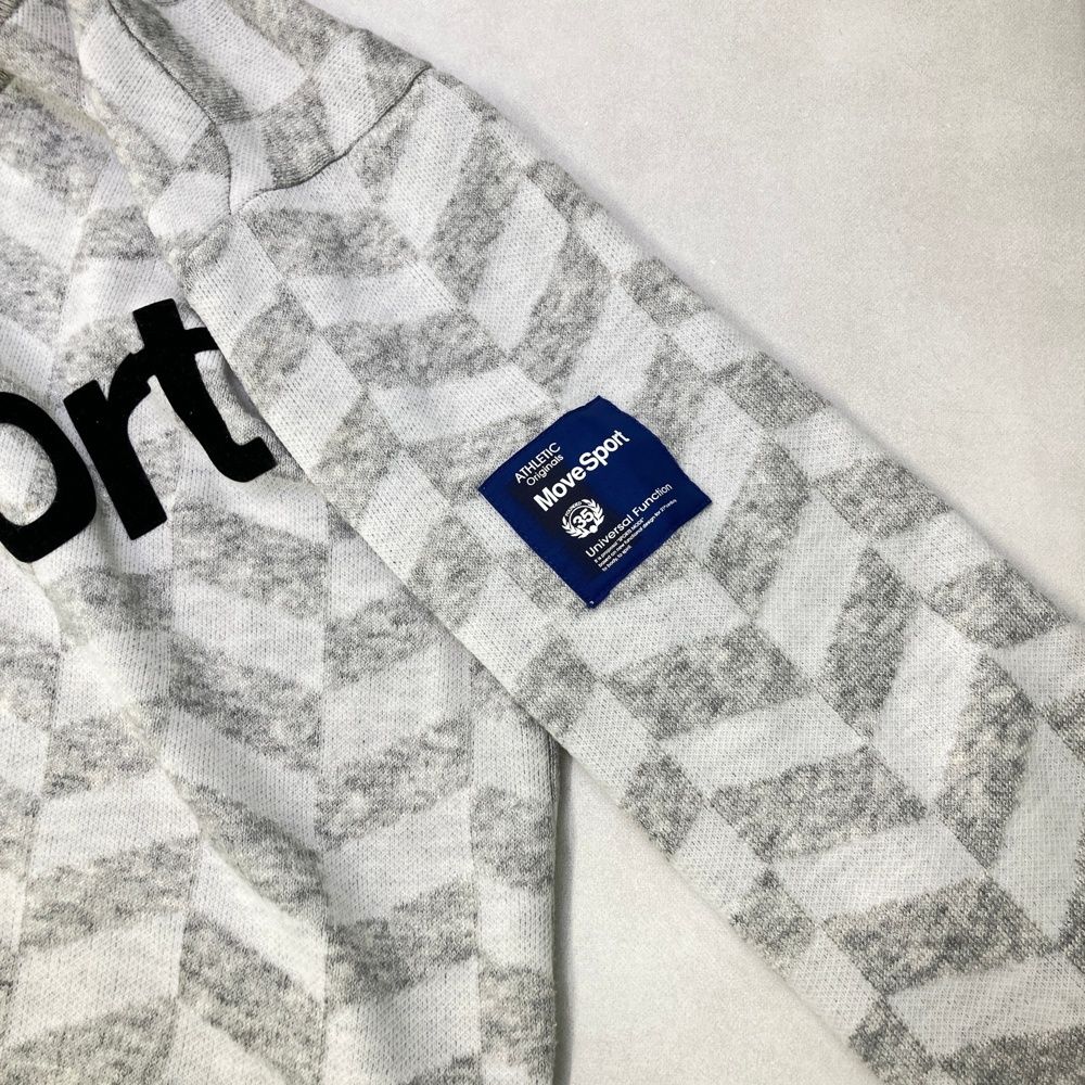 サイズ：M DESCENTE GOLF デサントゴルフ ウール混 長袖ニットセーター