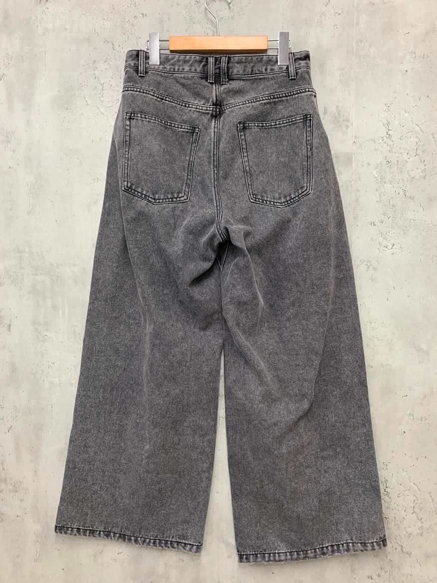 ROCHEM ローシェン ケミカル ボリュームワイド ジーンズ デニムパンツ sizeS/グレー  メンズ