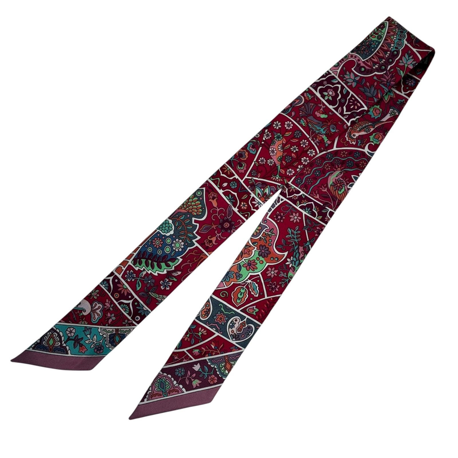 極美品 HERMES エルメス ツイリー スカーフ シルク Au Pays des