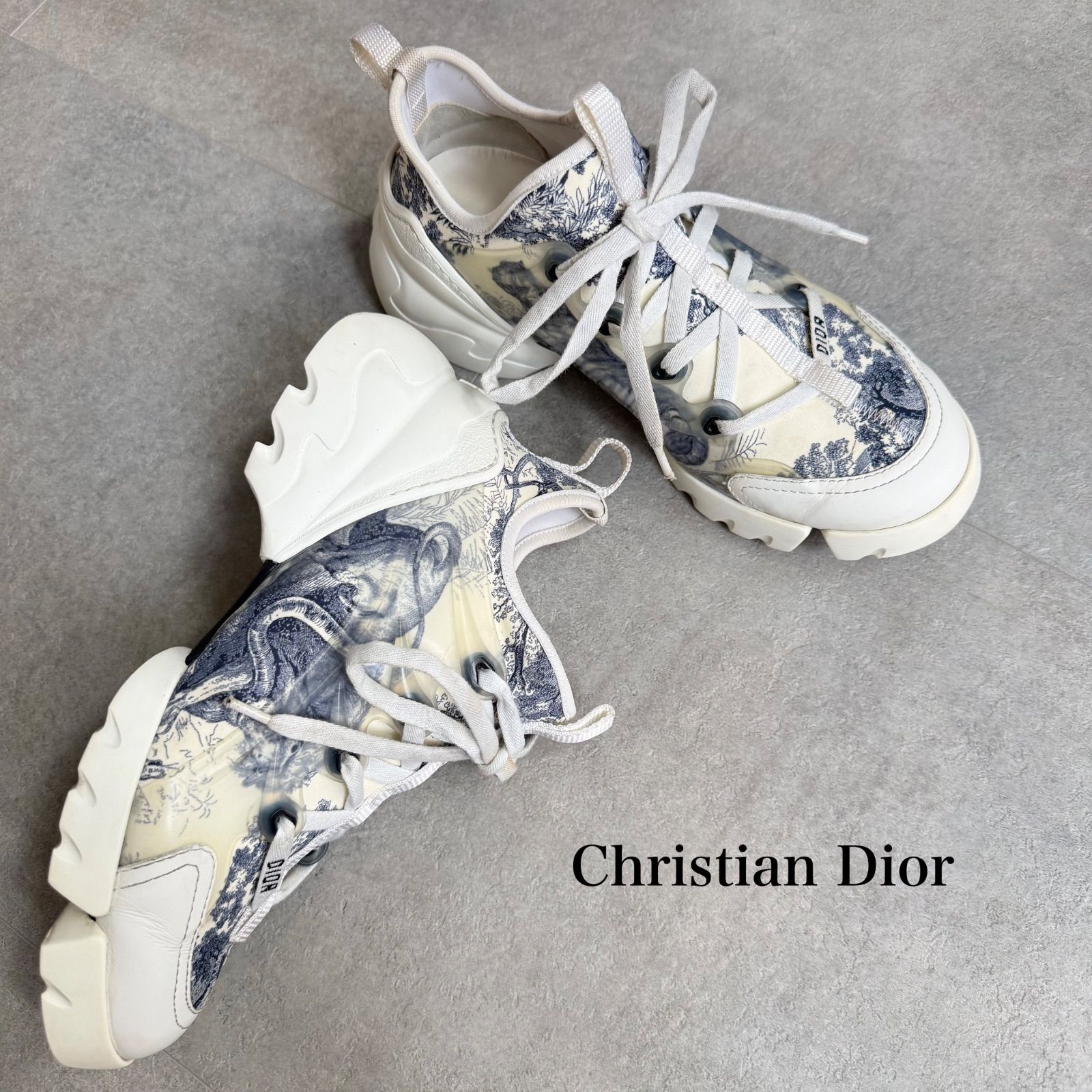 Christian Dior クリスチャンディオール D-Connect スニーカー 総柄