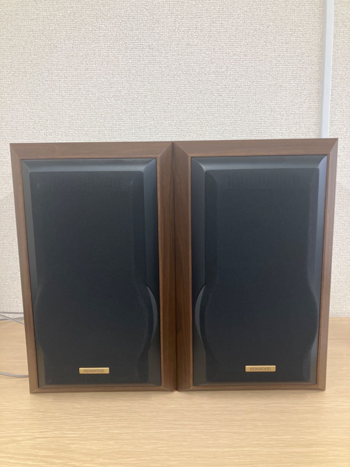 0【通電動作未確認】KENWOOD ケンウッド スピーカー LS-1001 木目調