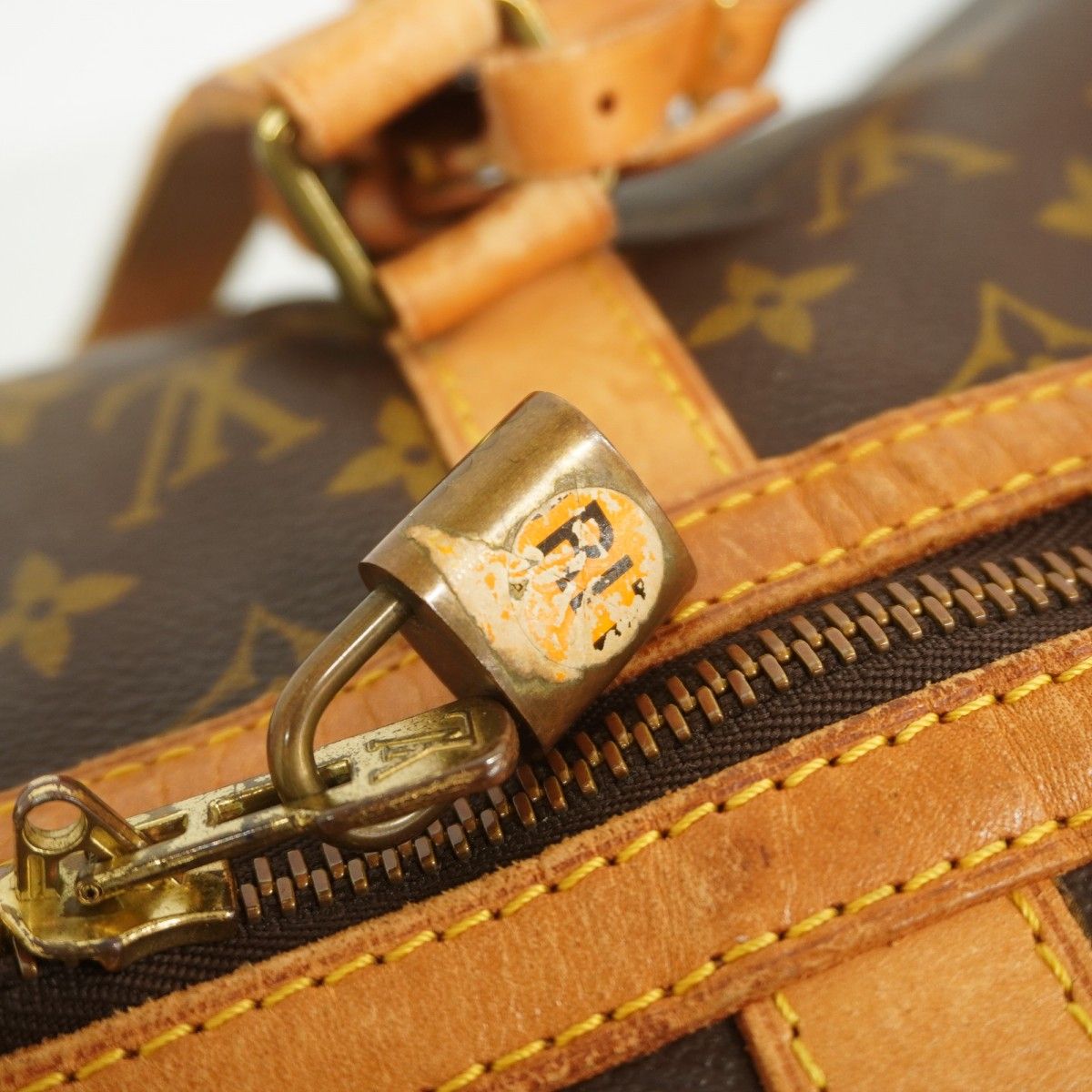 6ca0400】ルイヴィトン ボストンバッグ モノグラム サックスプール45