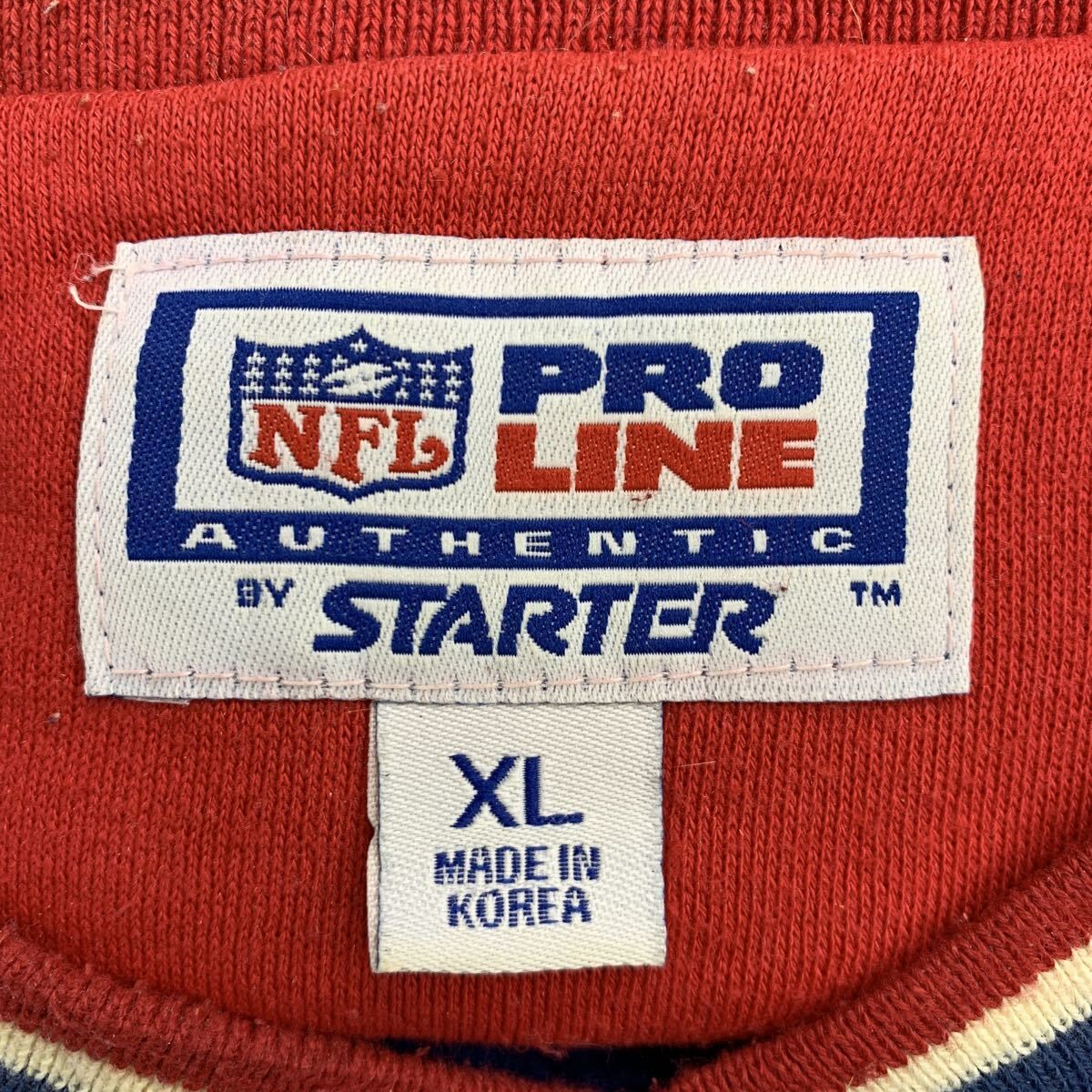 NFL PRO LINE ロゴスウェット トレーナー XL ブルー レッド