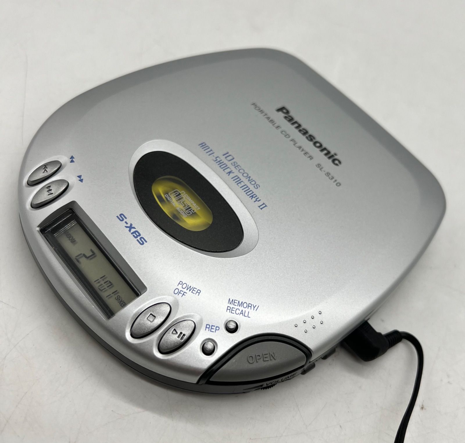 📀Panasonic📀 パナソニック ポータブルCDプレイヤー SL-S310 CD