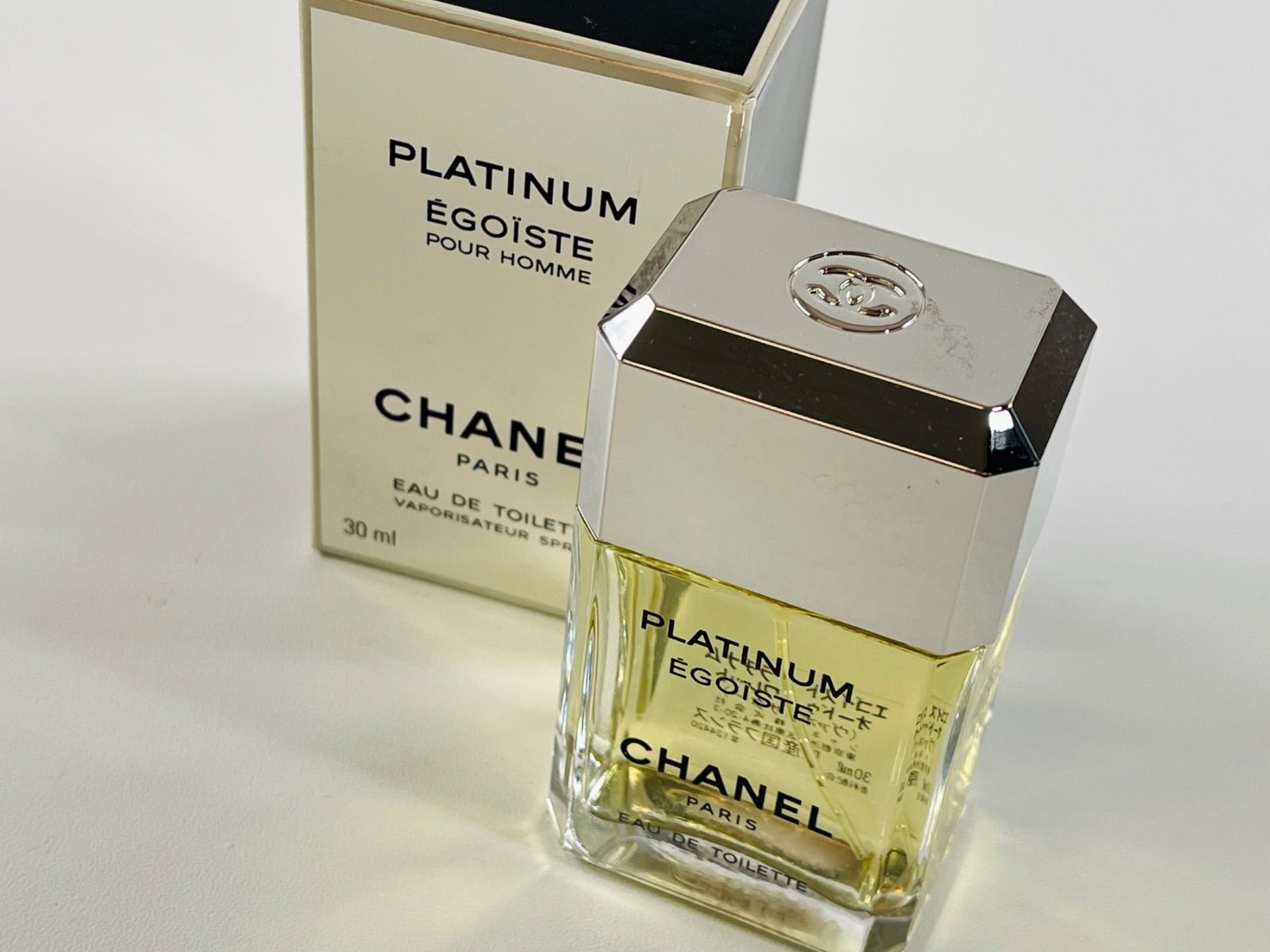 ☆残量ほぼ満タン 美品 CHANEL EGOIST PLATINUM エゴイスト プラチナム