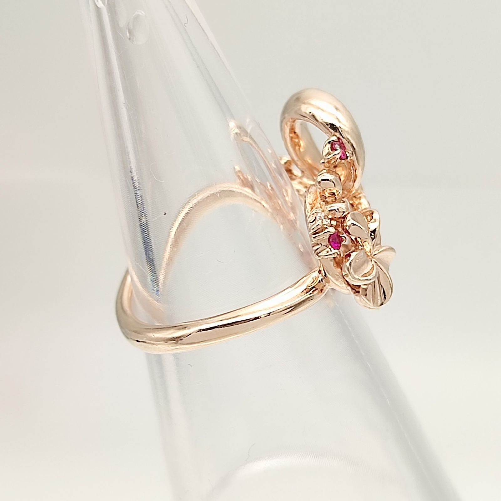 美品】Samantha Tiara サマンサティアラ フラワー ハートモチーフ