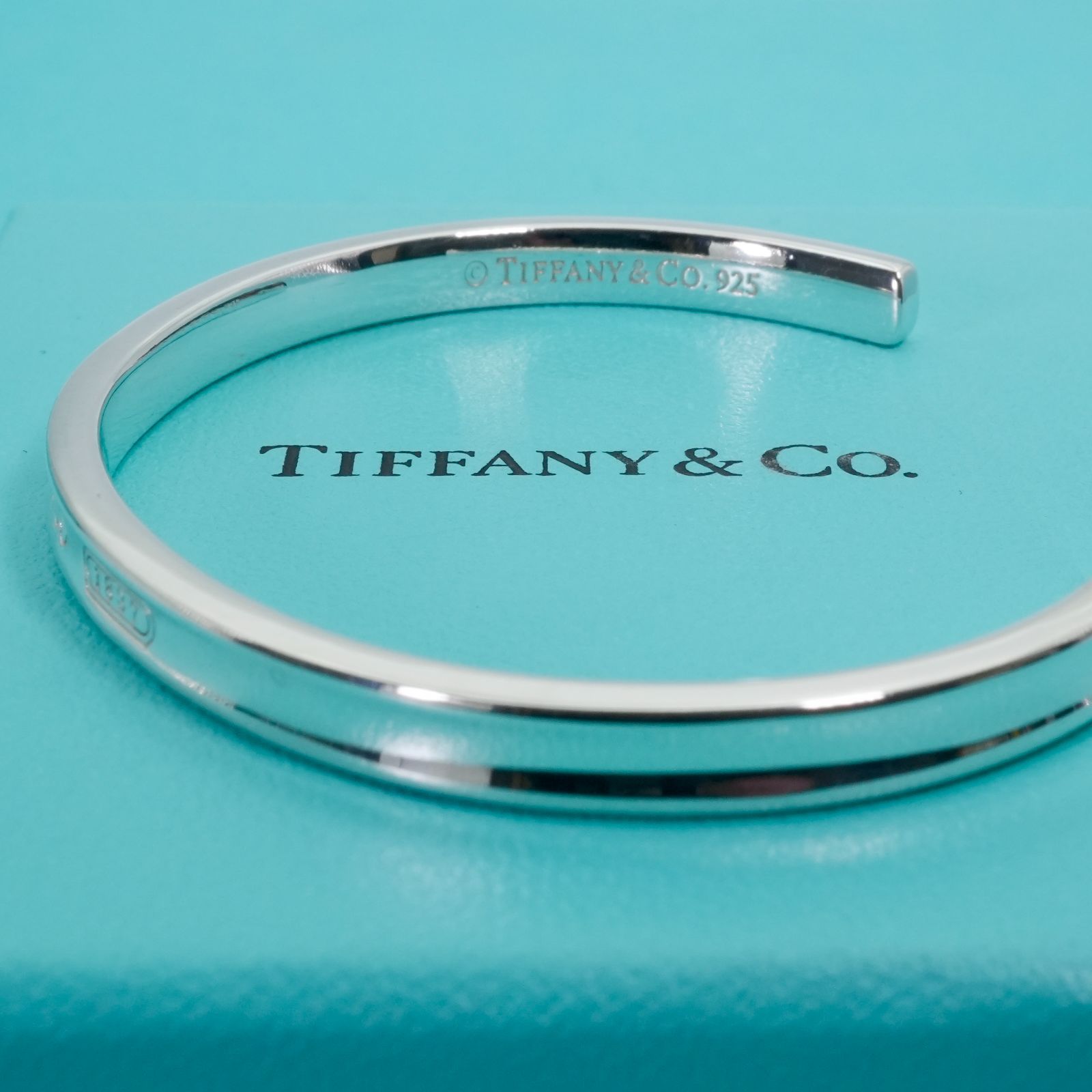 ティファニー 1837 ナロー スリム カフ バングル シルバー/25-2736