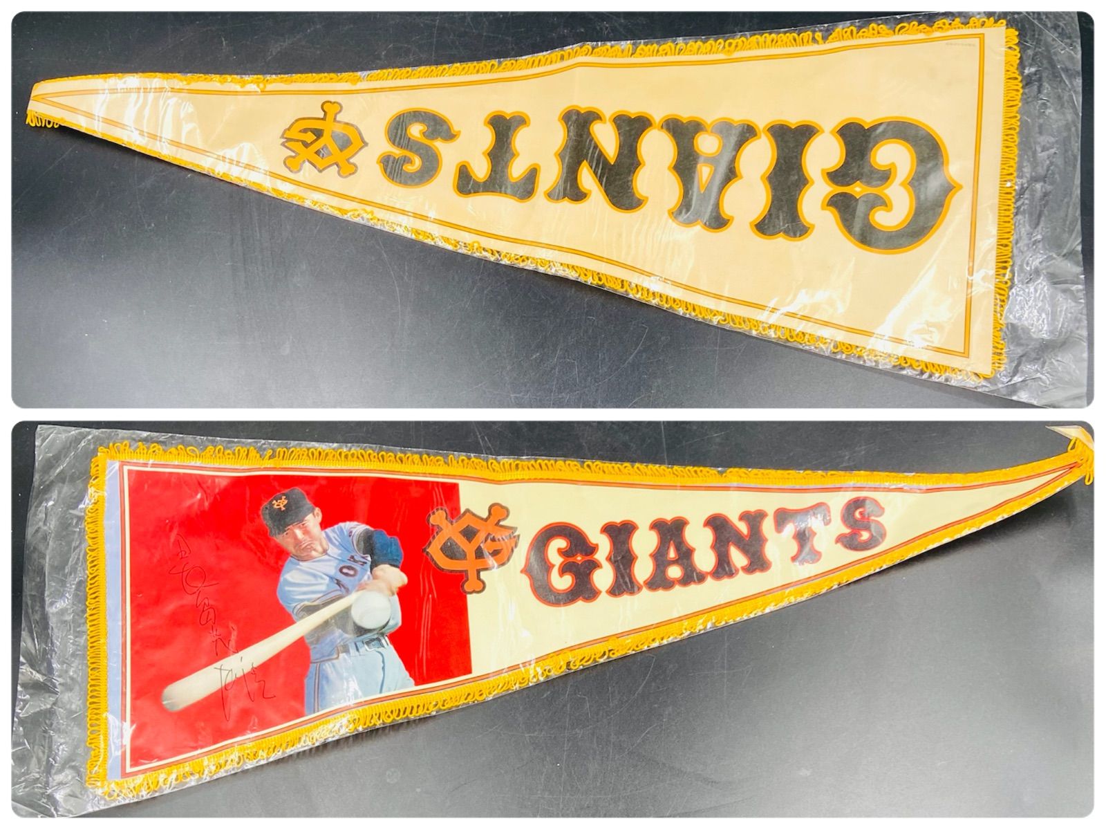 GIANTS 長嶋茂雄選手 ペナント 昭和レトロ - メルカリ
