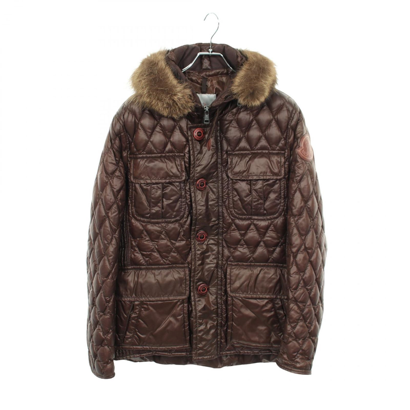 モンクレール MONCLER ダウンジャケット キルティング 44533 ブラウン 