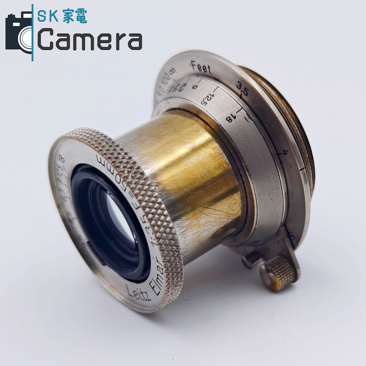 中古】 Leitz Elmar 50mm F3.5 L39 nickel ライカ ニッケル エルマー