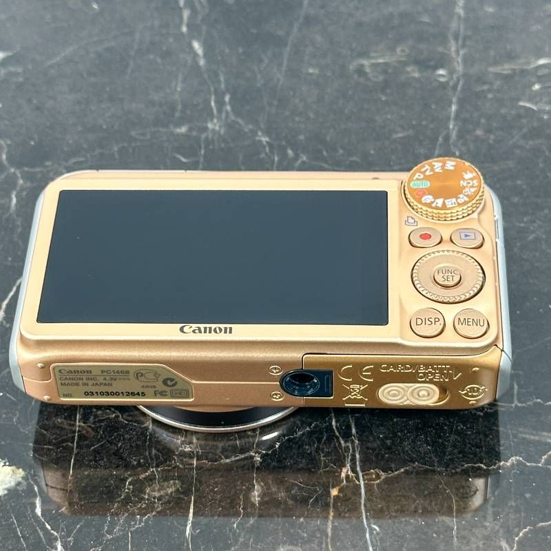 美品】Canon PowerShot SX210 IS ゴールド コンパクトデジタルカメラ