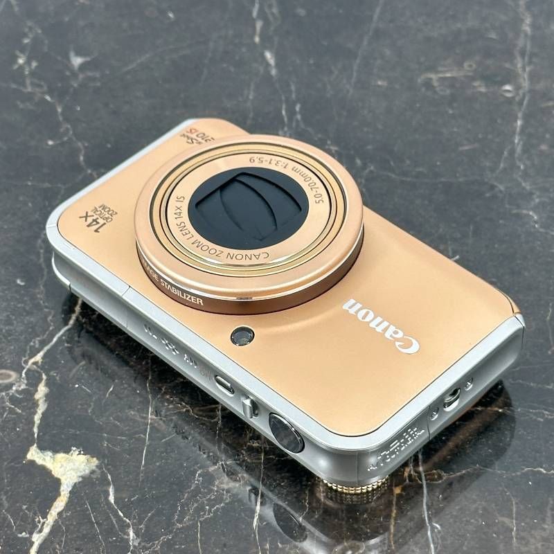美品】Canon PowerShot SX210 IS ゴールド コンパクトデジタルカメラ