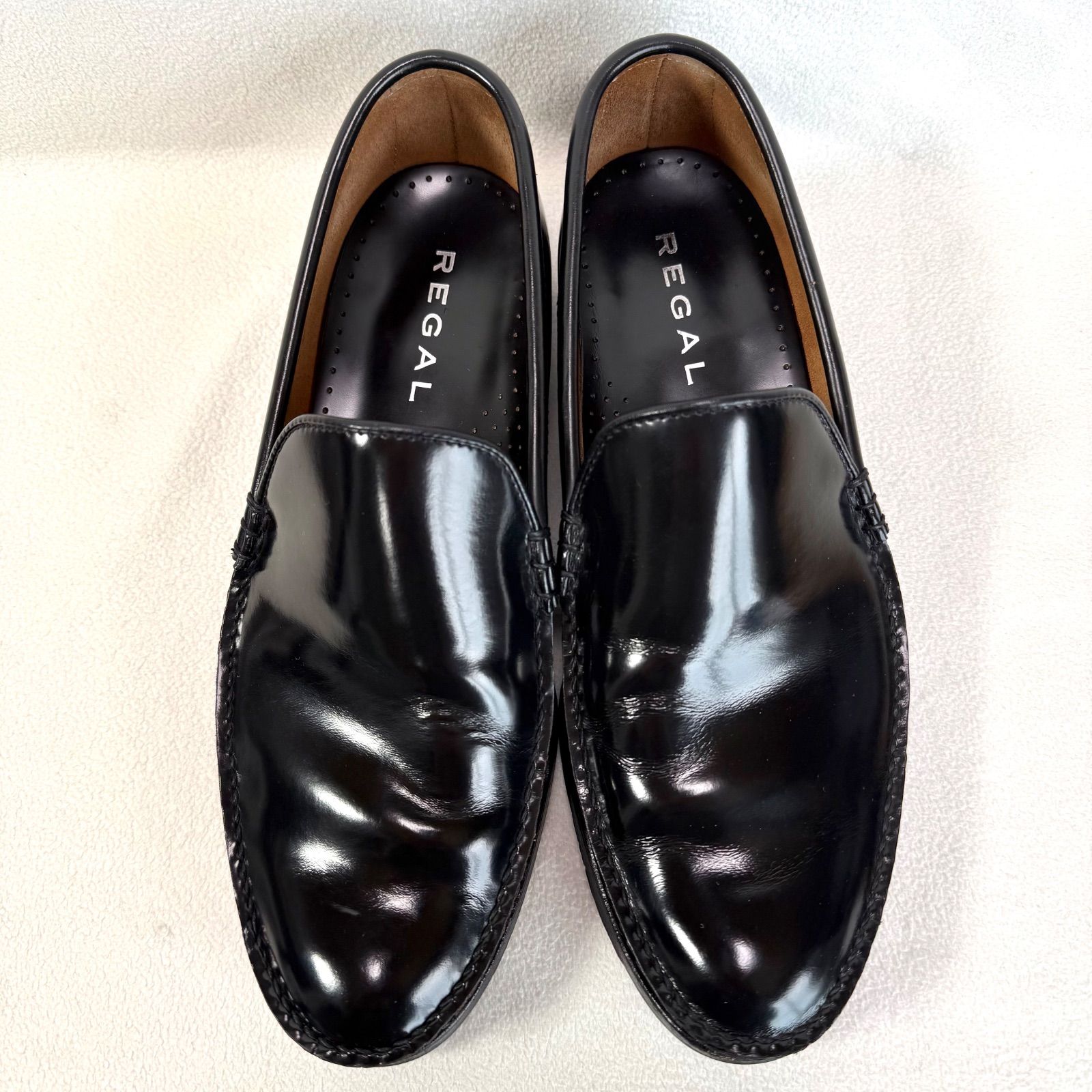 極美品・サイズ26.5✨リーガル 15DR コブラヴァンプ ガラスレザー