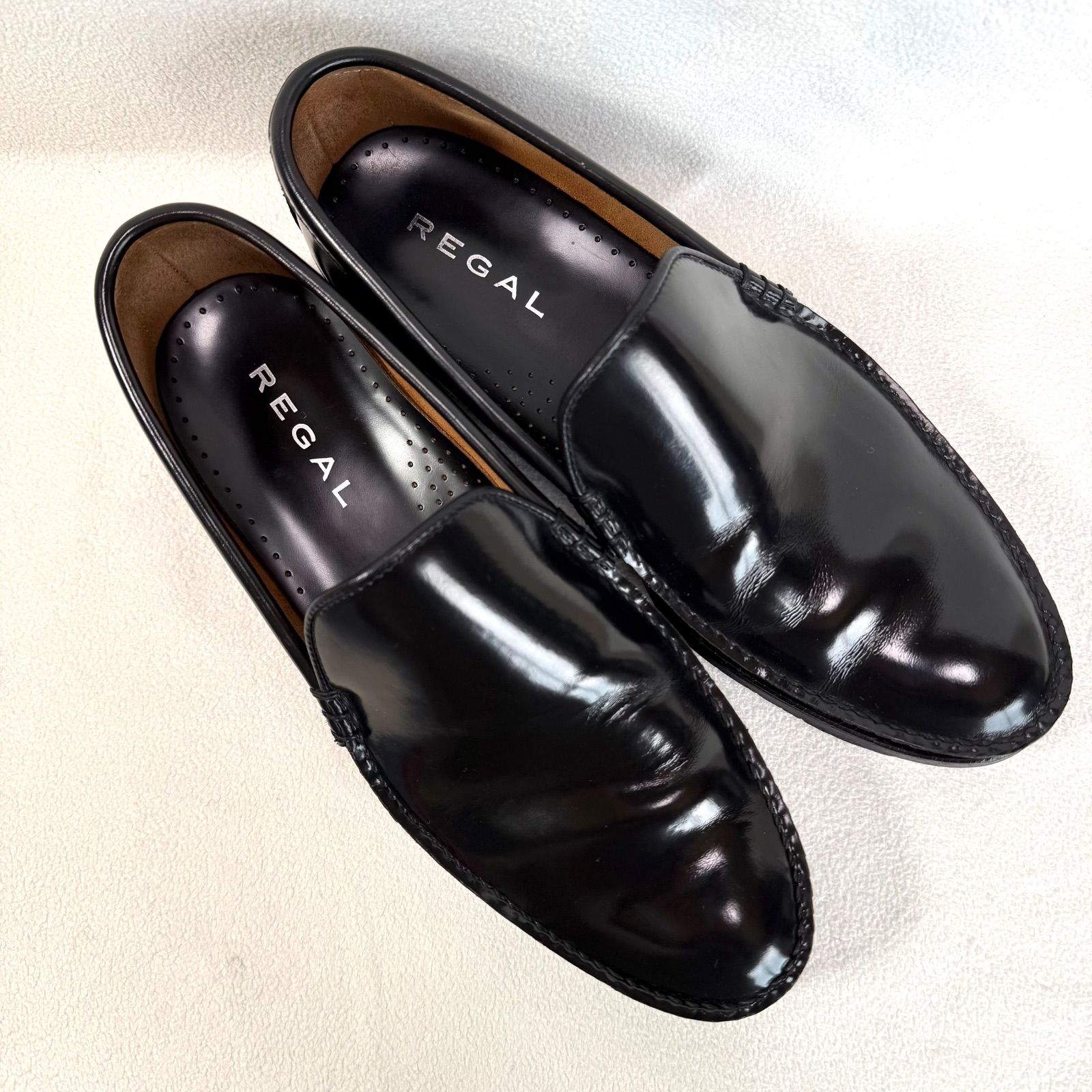 極美品・サイズ26.5✨リーガル 15DR コブラヴァンプ ガラスレザー