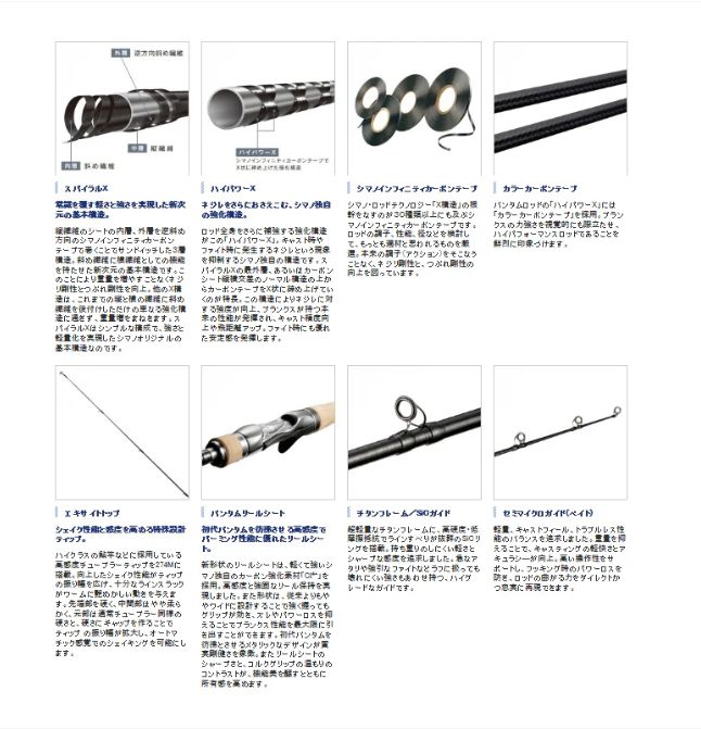 シマノ バンタム BANTAM 265L （スピニング 1ピース 