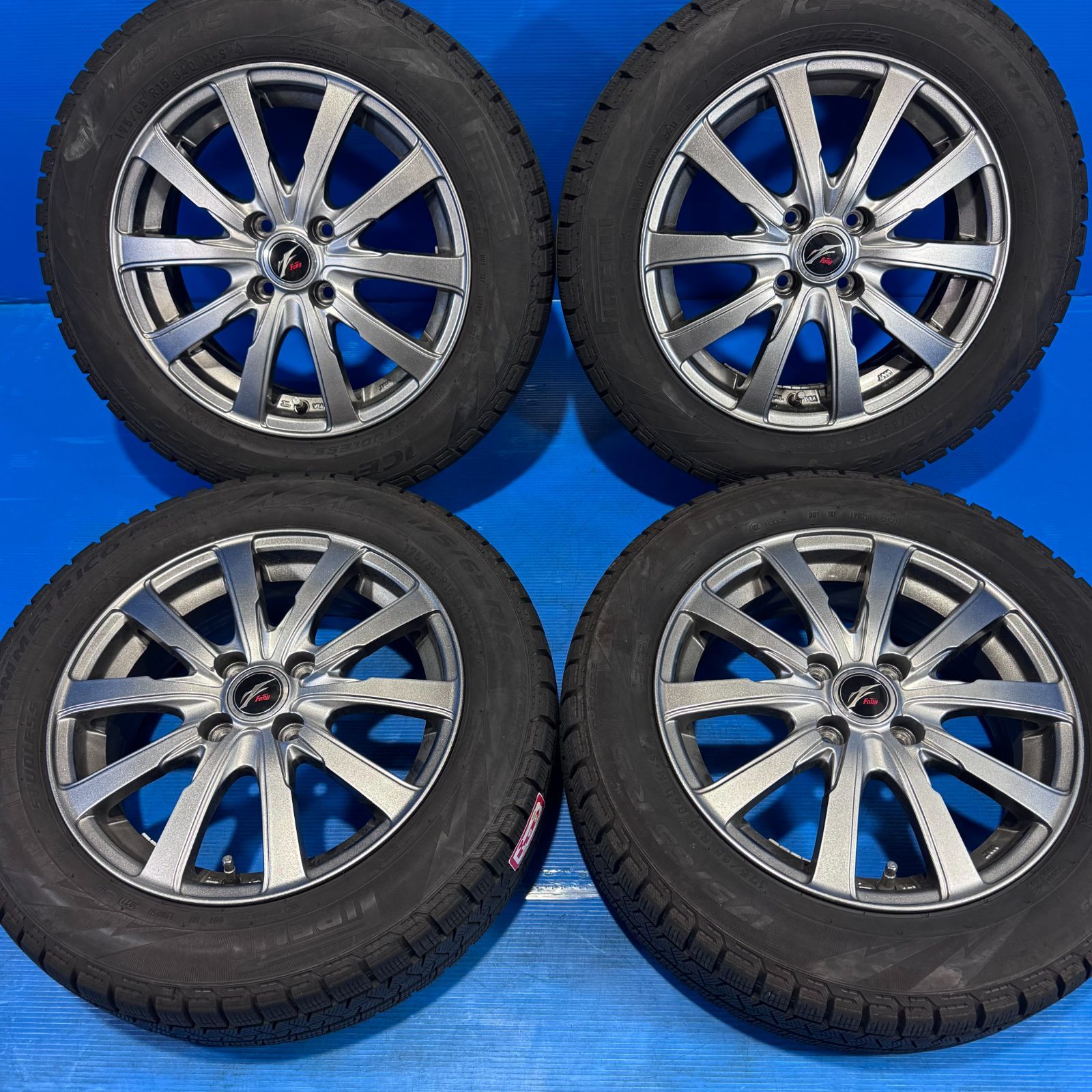 3月特価】21年製 ピレリ 175/65R15 7分山 Fang 15インチ 5.5J+42 4H100
