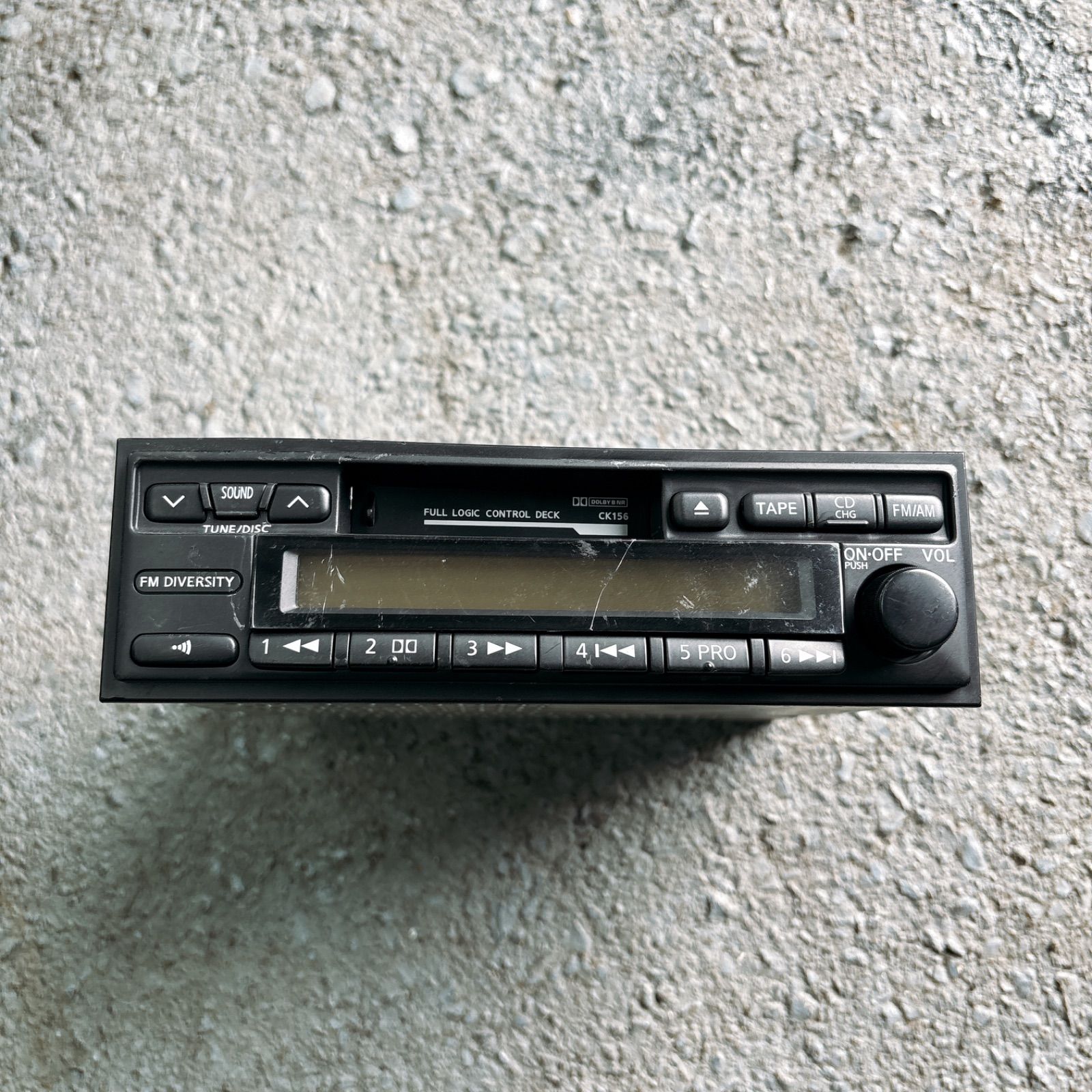 動作確認済】日産 純正カセットデッキ 純正オーディオ クラリオン