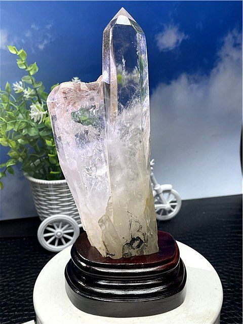 ◆超強天然(藍針入り)水晶クラスターB88B6/199B75D ◇超強天然(藍針入り)水晶クラスターB88B6/199B75D 【公式通販】