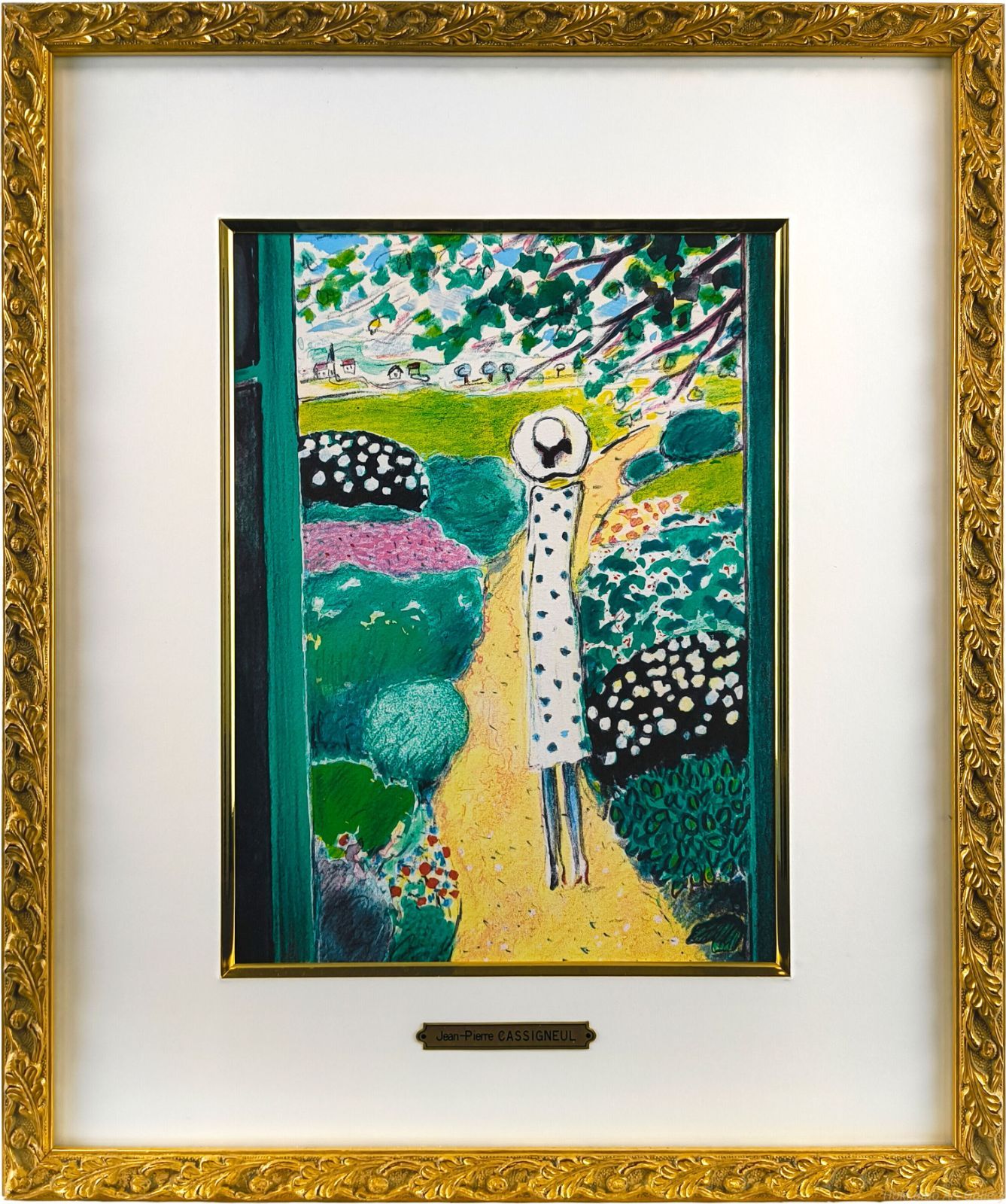 ジャン＝ピエール・カシニョール 「村」 リトグラフ 版画 絵画 - メルカリ