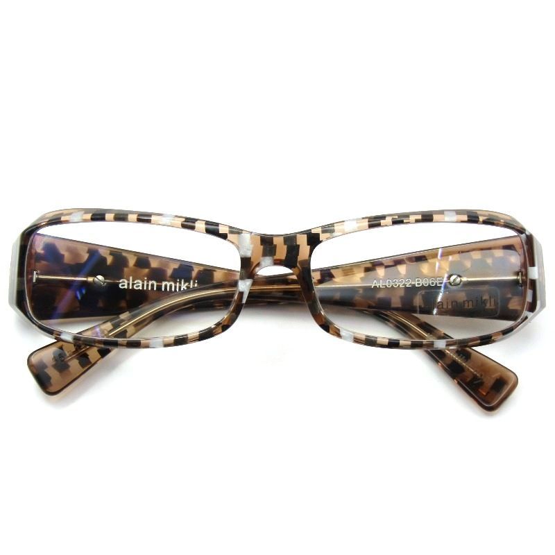未使用 alain mikli アランミクリ メガネフレーム AL0322 フランス製