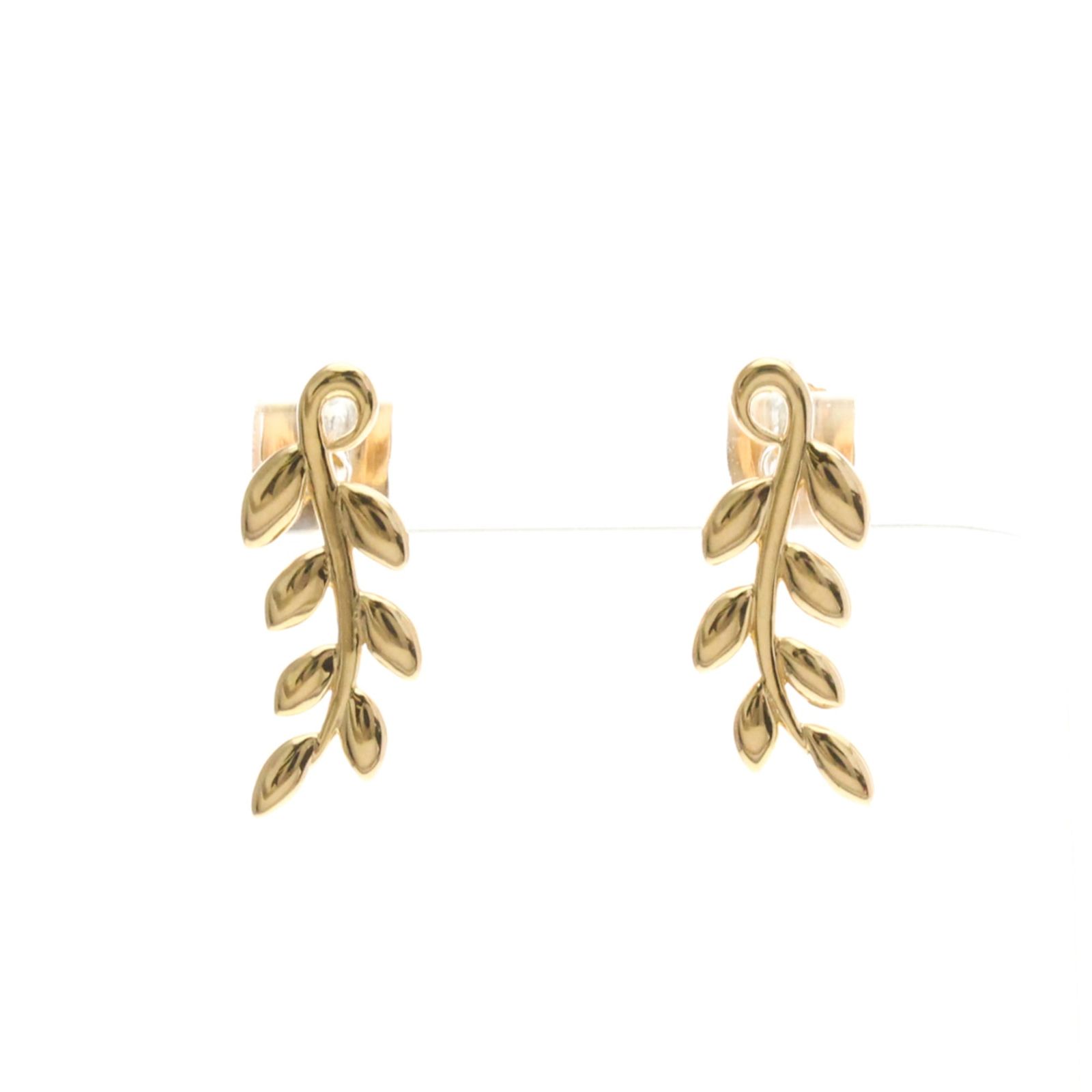 ティファニー(Tiffany) オリーブリーフ ピアス 無し K18ピンクゴールド