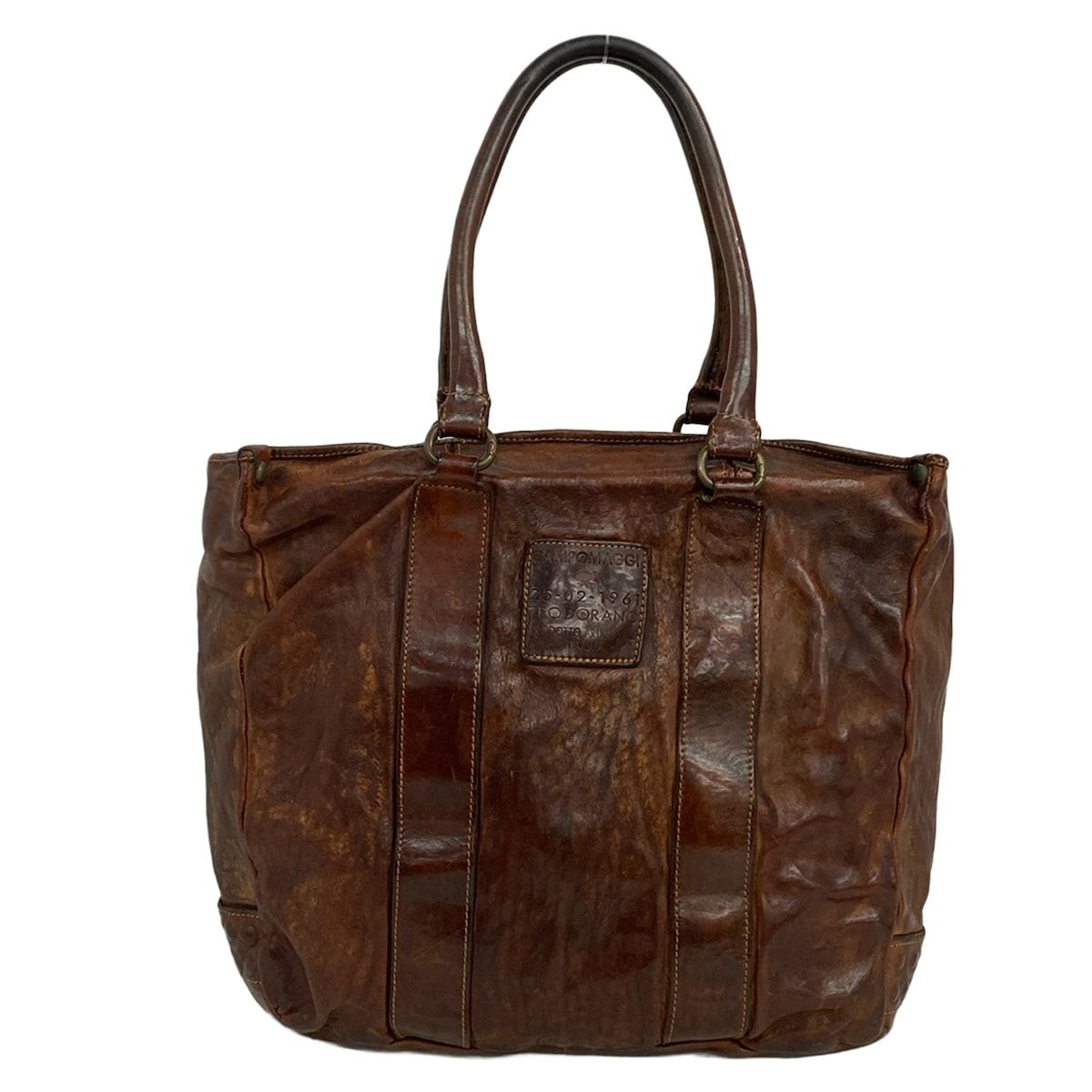 CAMPOMAGGI(カンポマッジ) ショルダーバッグ - ダークブラウン レザー