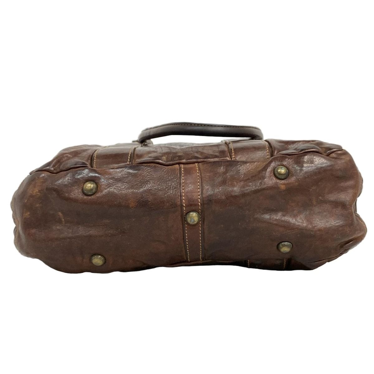 CAMPOMAGGI(カンポマッジ) ショルダーバッグ - ダークブラウン レザー