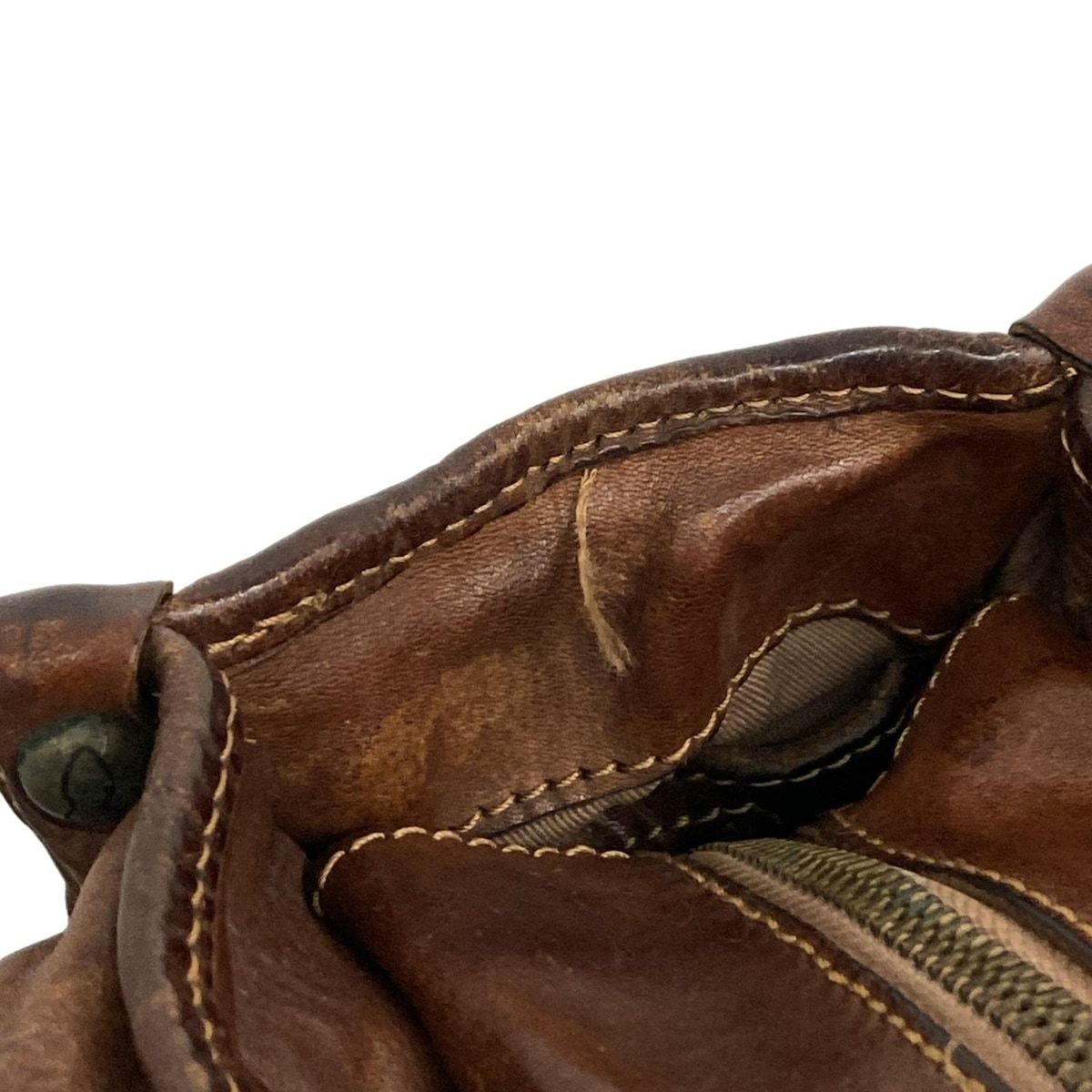 CAMPOMAGGI(カンポマッジ) ショルダーバッグ - ダークブラウン レザー