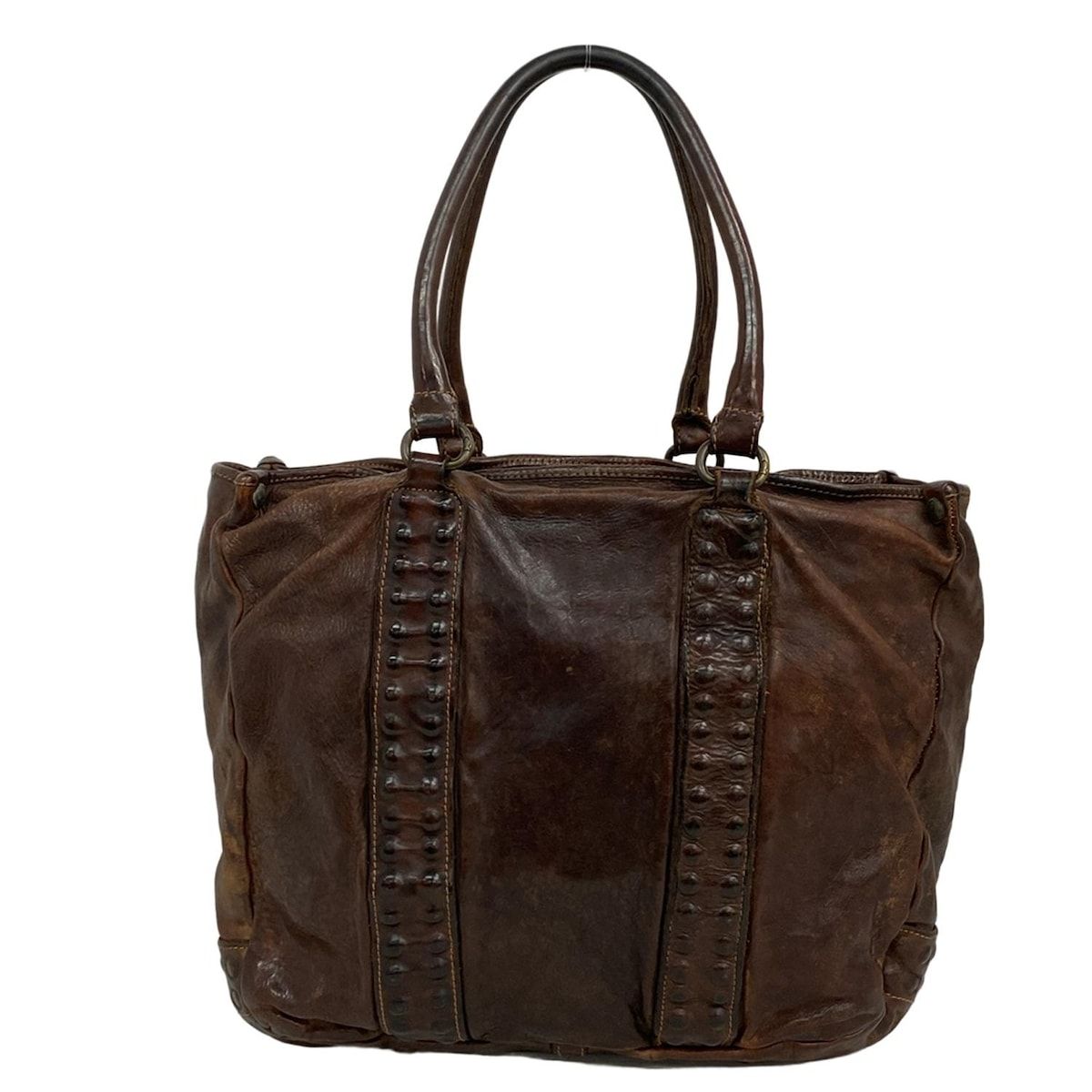 CAMPOMAGGI(カンポマッジ) ショルダーバッグ - ダークブラウン レザー