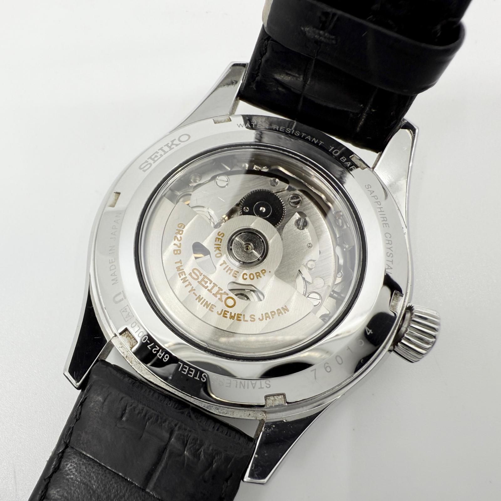 SEIKO セイコー PRESAGE プレサージュ SARW035 ホワイト AT メンズ 箱 