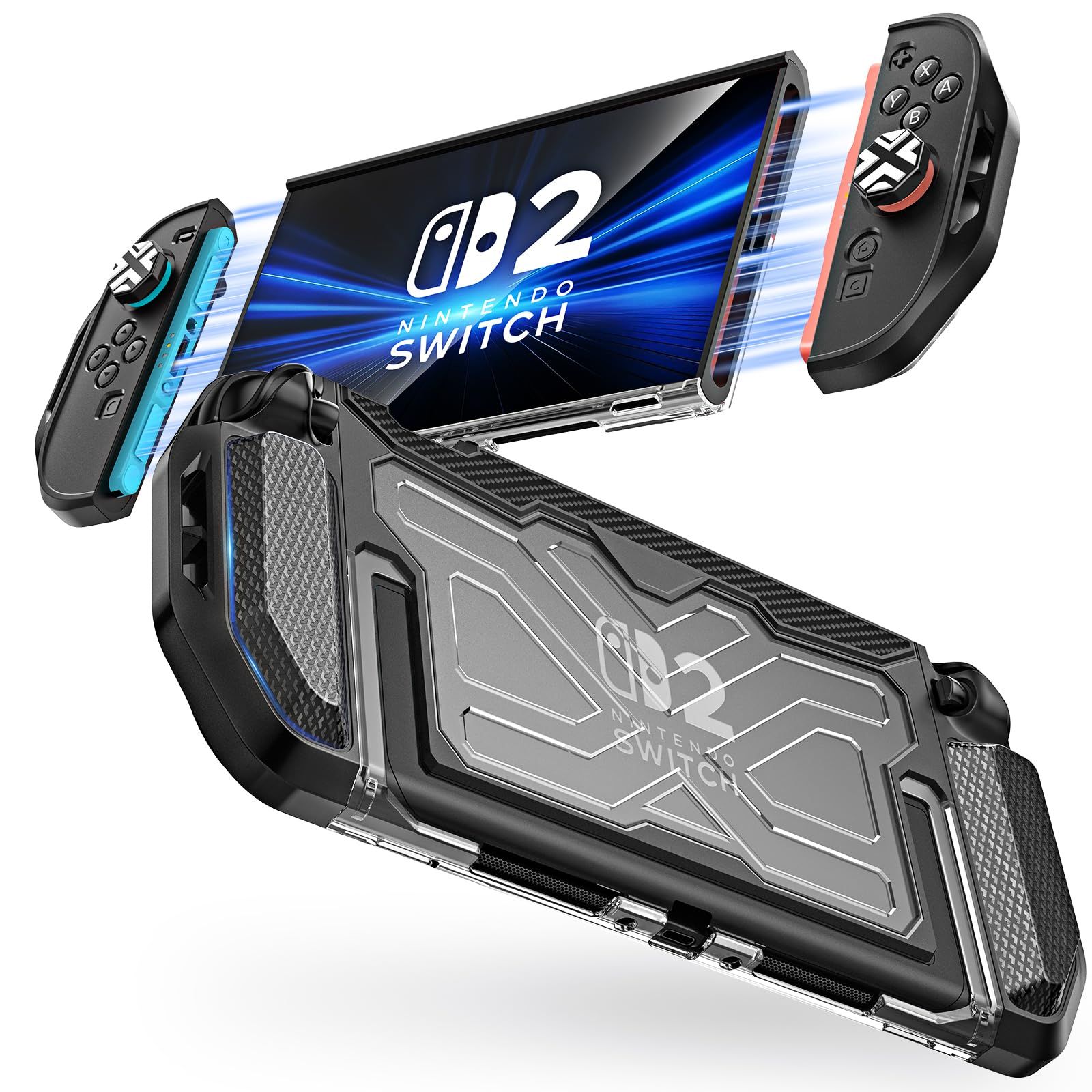 ◇Nintendo Switch 2 対応保護カバー ドック対応 Joy-Con用着脱式