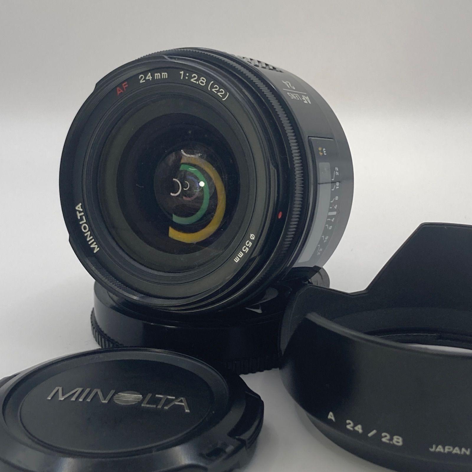 純正フード付/実用品】Minolta AF 24mm F2.8 シリアル1406171 ミノルタ