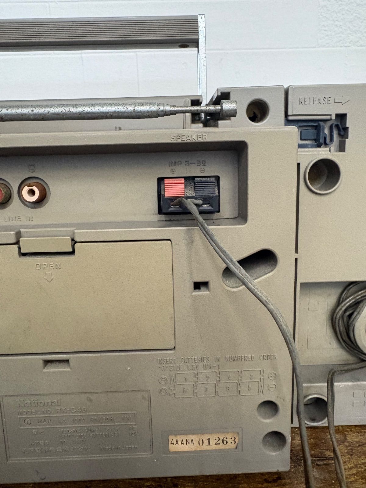 希少ヴィンテージ ナショナル（National）ラジカセ「RX-C46」 - メルカリ