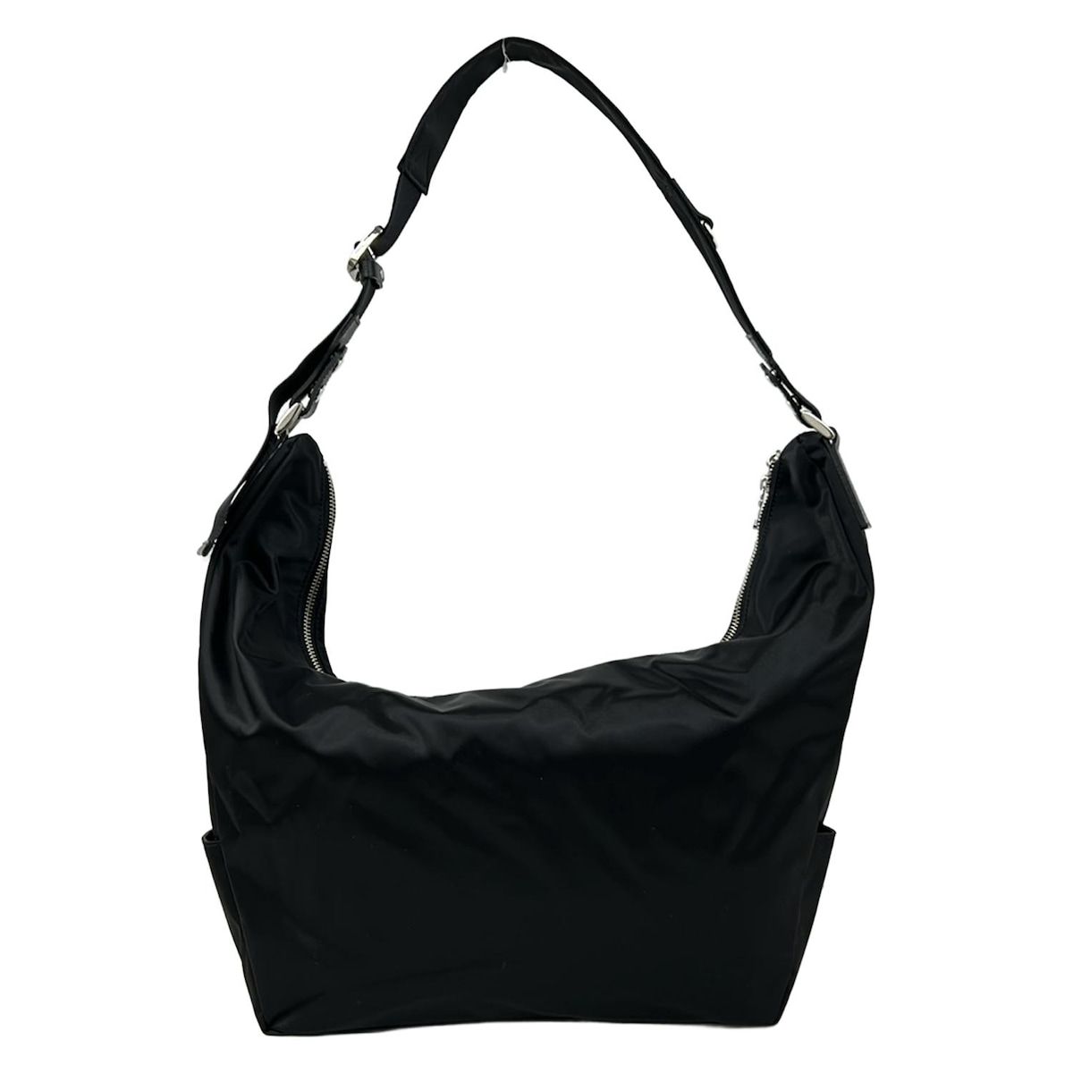 russet(ラシット) ショルダーバッグ美品 - 黒 THE CLOUDS NYLON