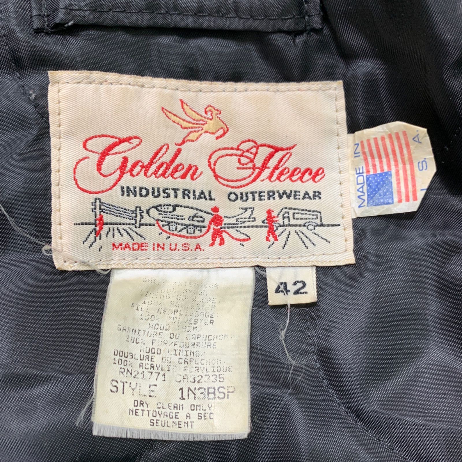 GOLDEN FLEECE by SPIEWAK USA製 アメリカ製 N-3B フライトジャケット 