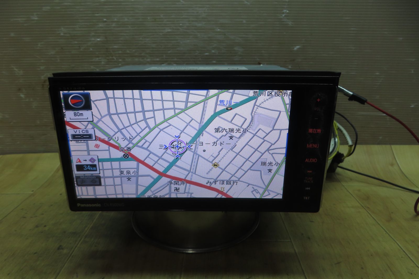 地図2019年☆動作保証付☆F5648/パナソニック CN-R500WD SDナビ 地デジ