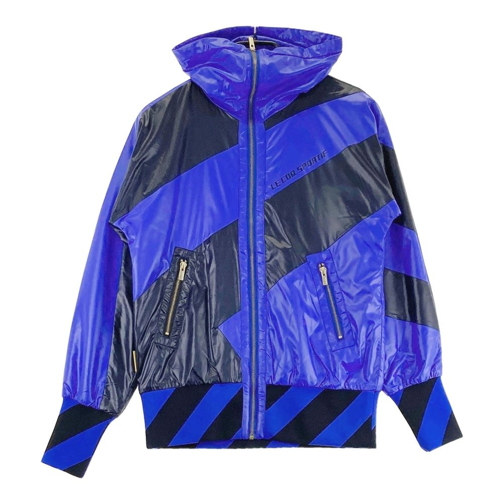 サイズ：M LE COQ GOLF ルコックゴルフ  ハイネック ジップジャケット  ブルー系 [240101636349] ゴルフウェア レディース ストスト