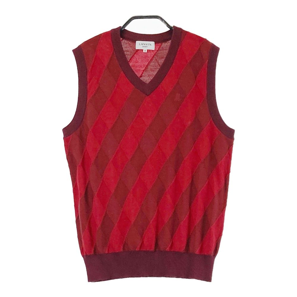 サイズ：38 LANVIN SPORT ランバン スポール Vネック ニットベスト