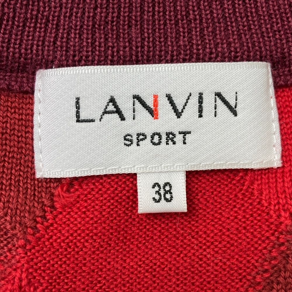 サイズ：38 LANVIN SPORT ランバン スポール Vネック ニットベスト