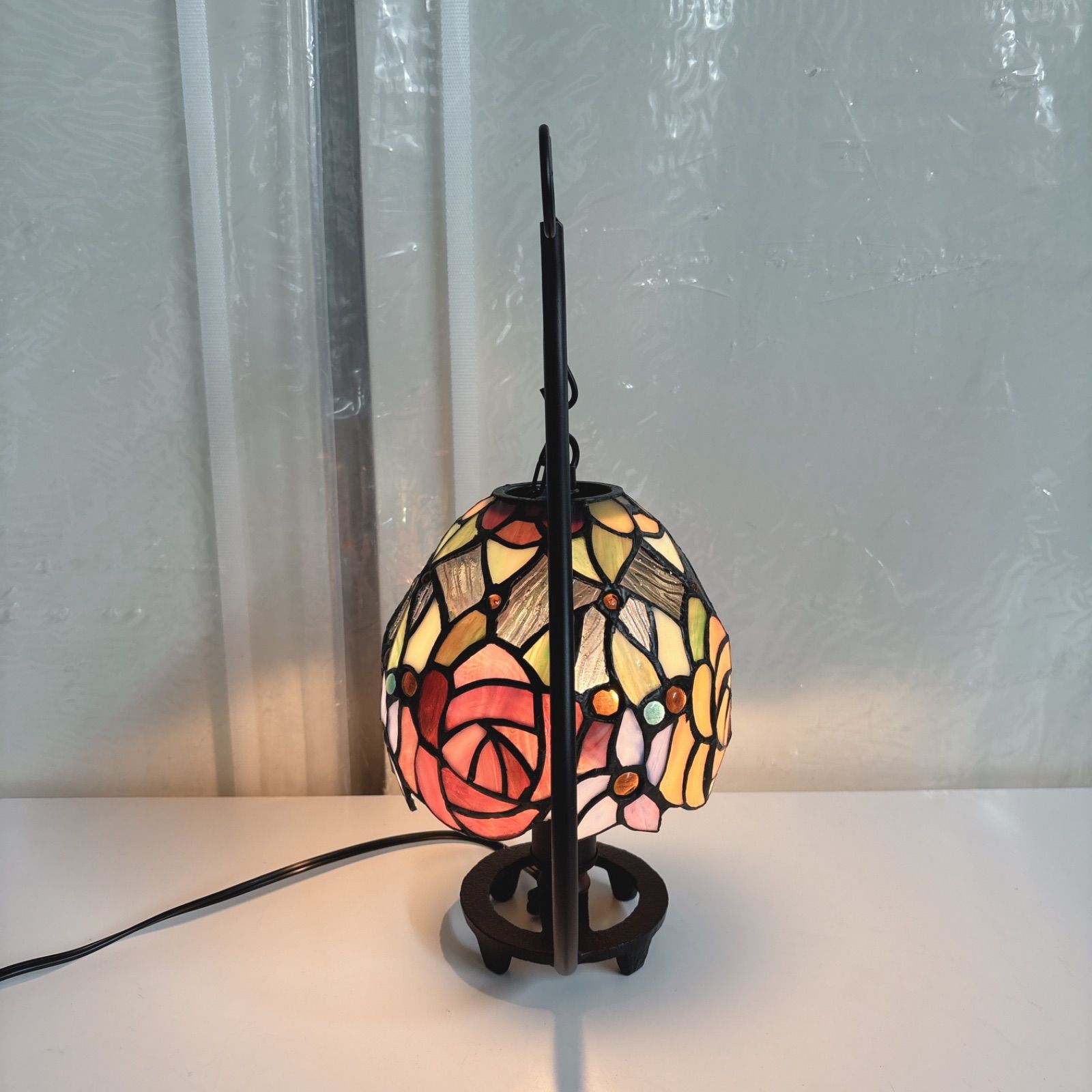 I312 🌈 ジャパンリンク貿易 ステンドグラス アンティーク調ランプ