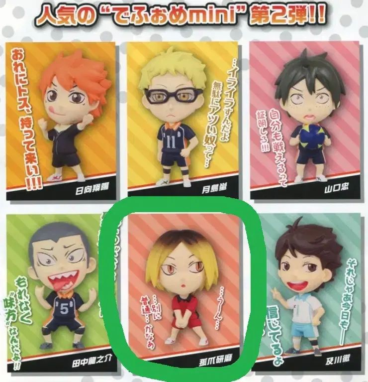 未開封 ハイキュー デフォルメ ミニ vol 2 - 孤爪 研磨