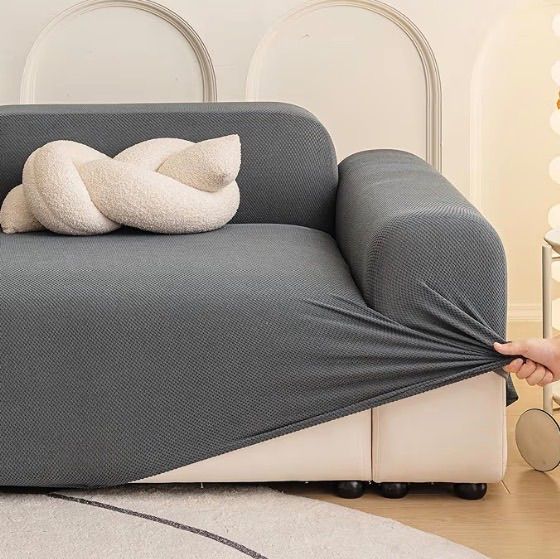 ソファーカバー 2人掛け フィットタイプ 肘付き かけるだけの簡単