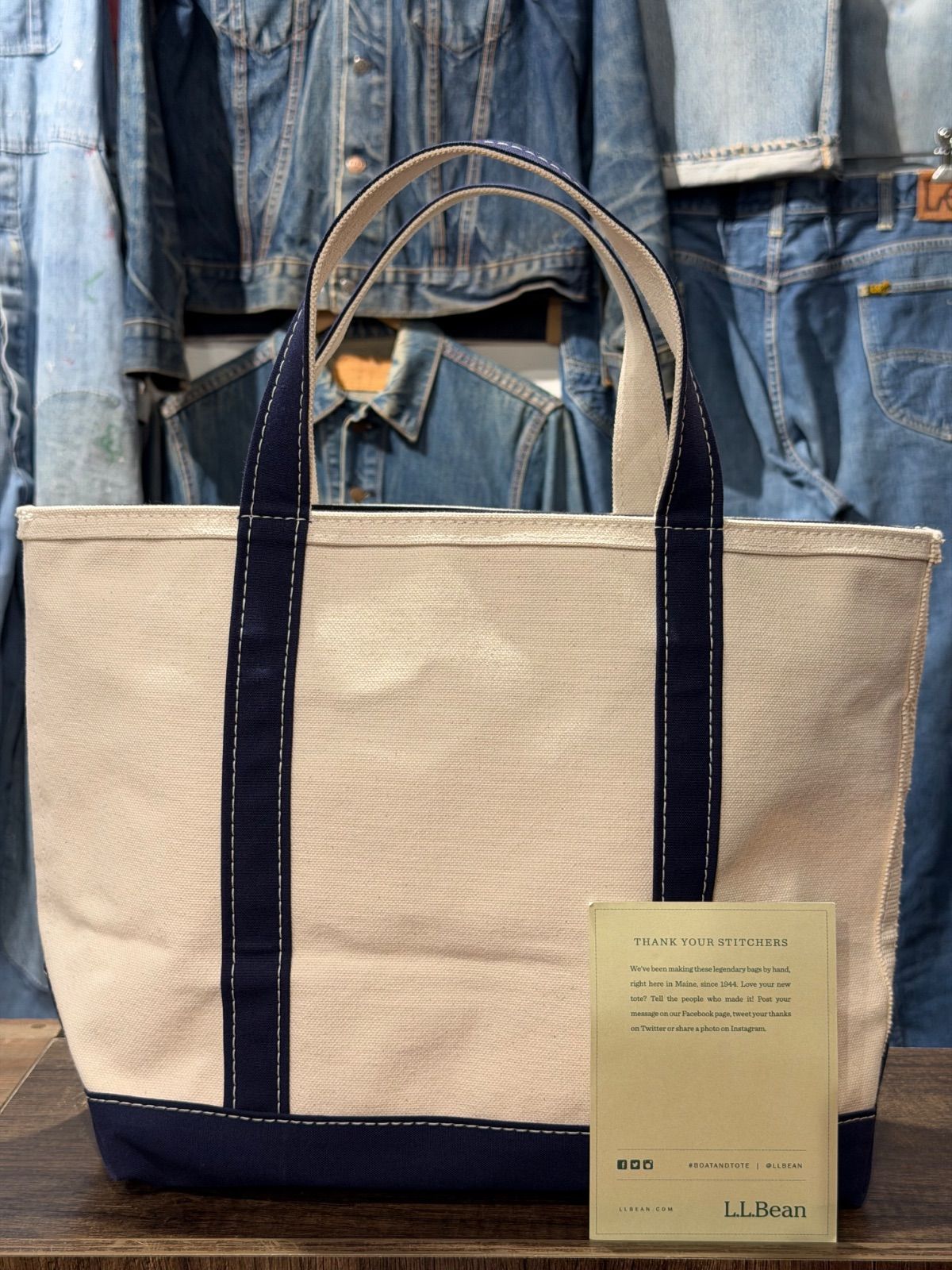 L.L.Bean BOAT & TOTE / USA製 DEAD STOCK 】 エルエルビーン ビーン
