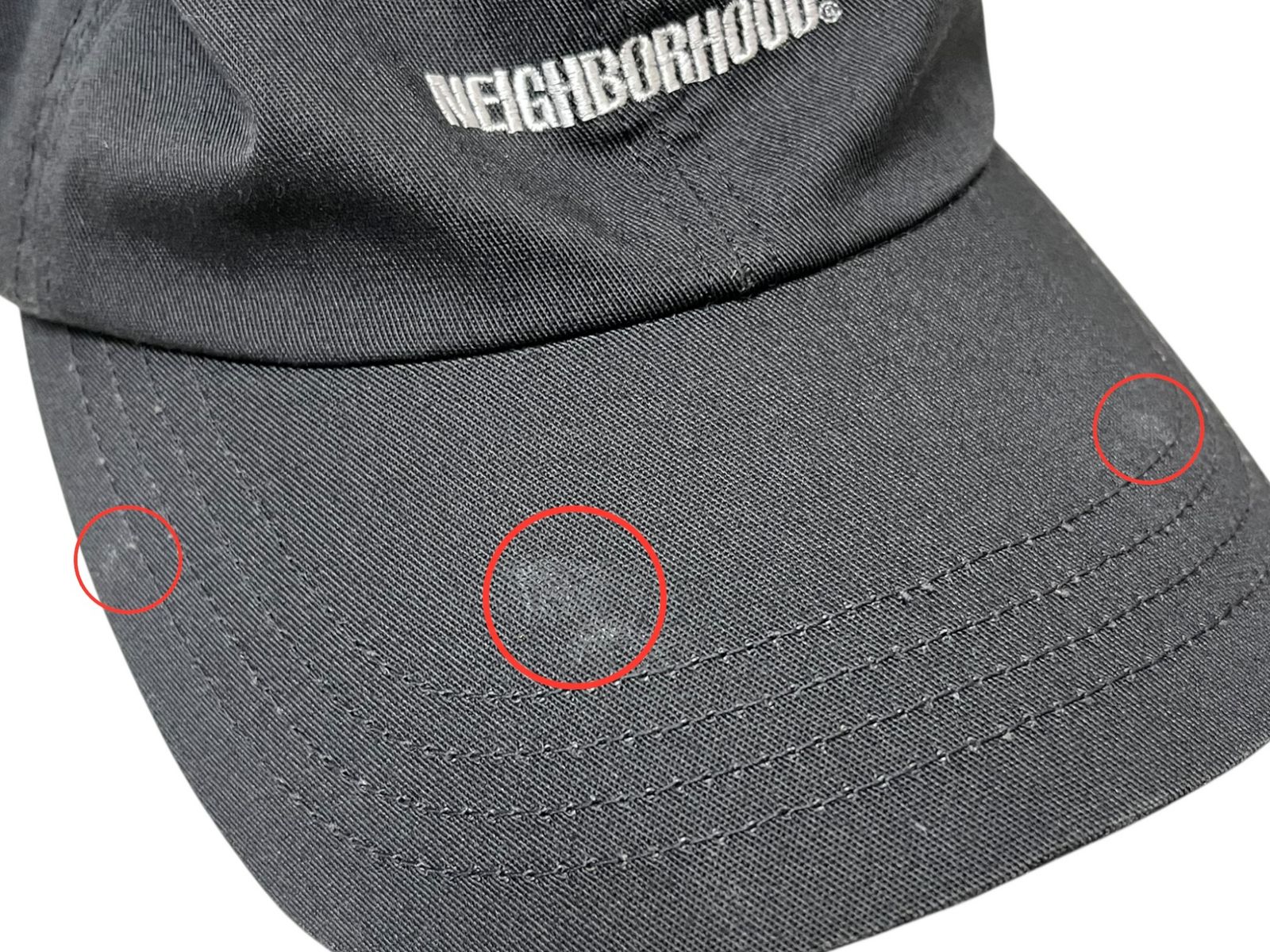 NEIGHBORHOOD (ネイバーフッド) ベースボールキャップ F ブラック