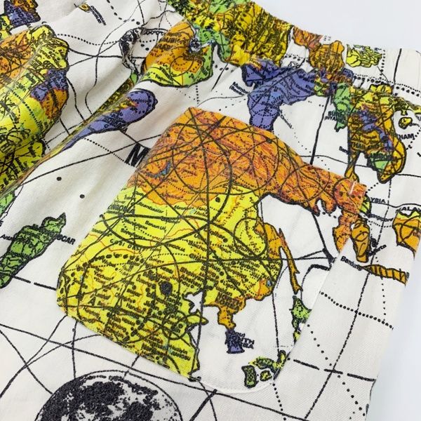 SAINT MICHAEL セントマイケル Dr.Woo パジャマ パンツ イージー WORLD