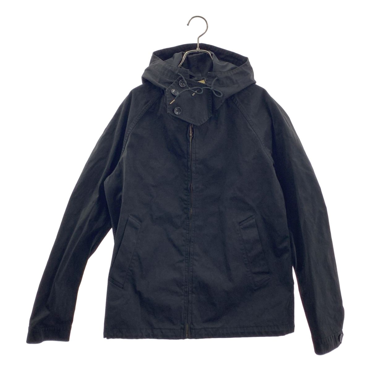 【美品】  Ten c / テンシー | Anorak OJJ ナイロンベンタイルミリクロス ジャケット | 46 | ブラック | メンズ 美品】 Ten c / テンシー | Anorak OJJ ナイロンベンタイルミリクロス