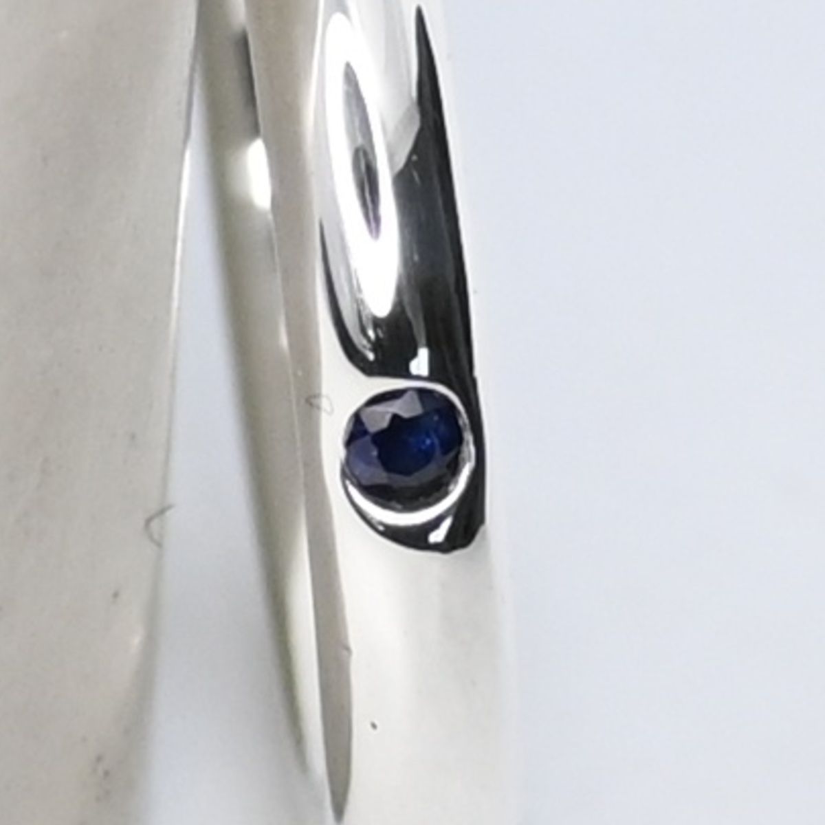 研磨済】TIFFANY＆Co. スタッキングバンド リング サファイア 9号