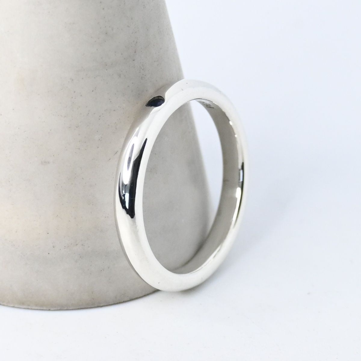 研磨済】TIFFANY＆Co. スタッキングバンド リング サファイア 9号