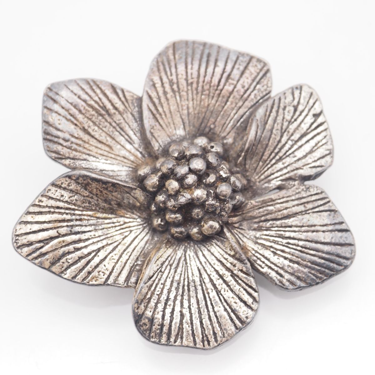 R353 イギリス ヴィンテージ MIRACLE ミラクル ブローチ 花 フラワー