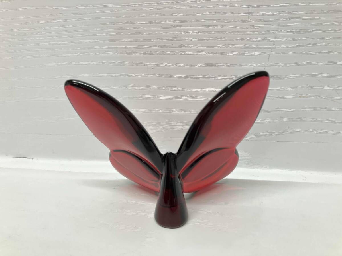 Baccarat バカラ フィギュリン ラッキーバタフライ クリスタル ガラス